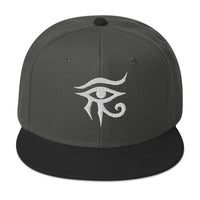 Eye of Ra embroidered snapback hat, product image 1