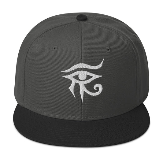Eye of Ra embroidered snapback hat, product image 1