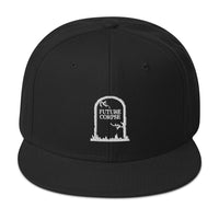Tomb Stone Future Corpse Embroidered Flat Bill Cap embroidered snapback hat, product image 4