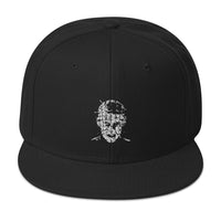 The Hell Priest Cenobite Demon Embroidered Flat Bill Cap embroidered snapback hat, product image 4