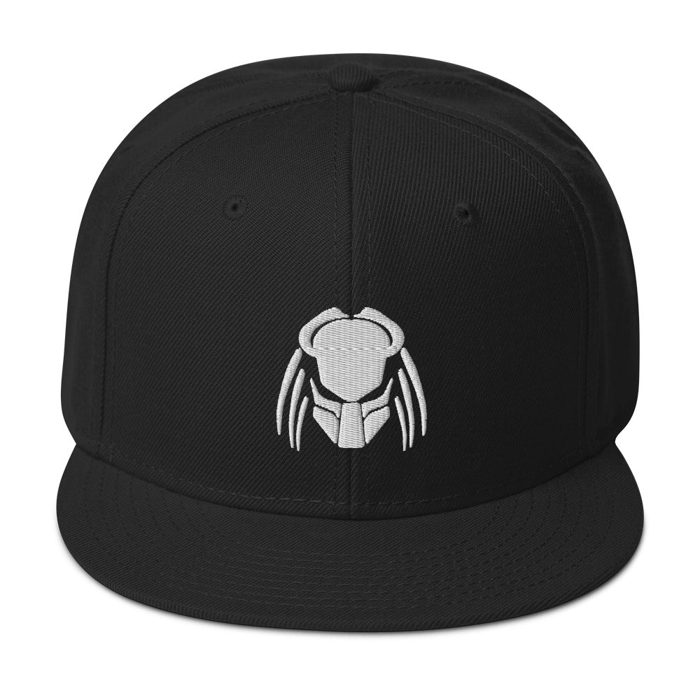 Predator Alien Hybrid Embroidered Flat Bill Cap embroidered snapback hat, product image 4