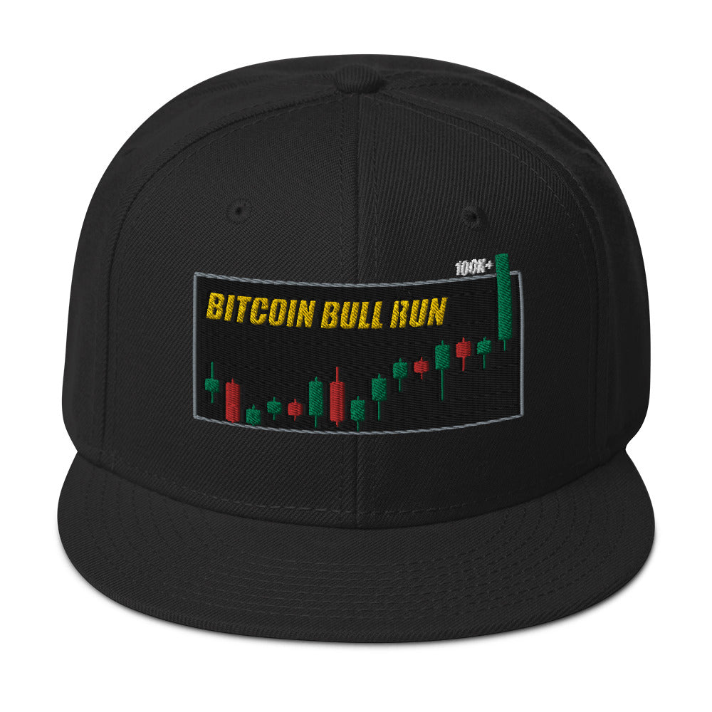 Bitcoin Bull Run Crypto Season 2024 / 25 Flat Bill Cap Snapback Hat