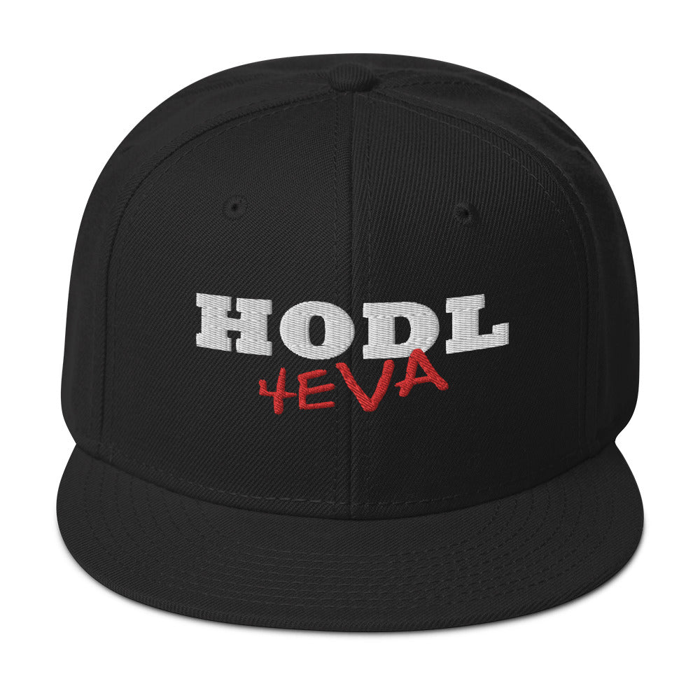 HODL Diamond Hands Your Crypto 4Eva Bitcoin Ethereum Flat Bill Cap Snapback Hat