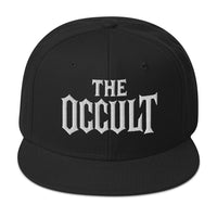 The Occult White Supernatural embroidered snapback hat, product image 1