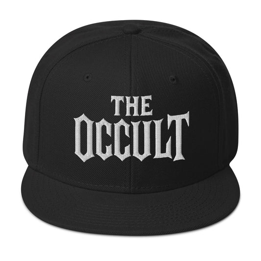 The Occult White Supernatural embroidered snapback hat, product image 1