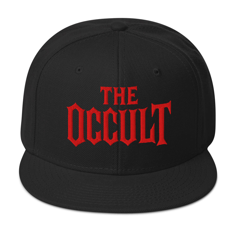 The Occult Red Supernatural embroidered snapback hat, product image 4