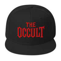 The Occult Red Supernatural embroidered snapback hat, product image 4