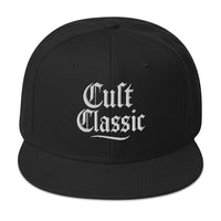 Cult Classic Gen X White embroidered snapback hat, product image 1