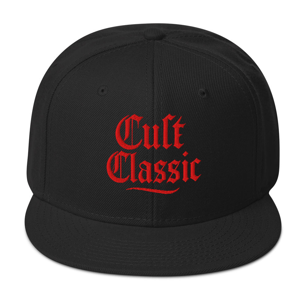 Cult Classic Red Gen X embroidered snapback hat, product image 4