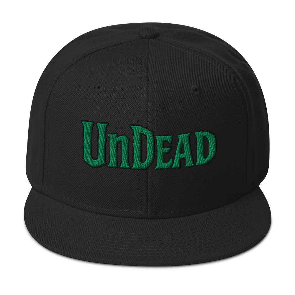 Undead Zombie embroidered snapback hat, product image 4