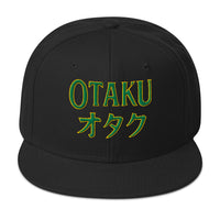 Otaku オタク embroidered snapback hat, product image 4