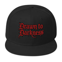 Drawn to Darkness Horror embroidered snapback hat, product image 4
