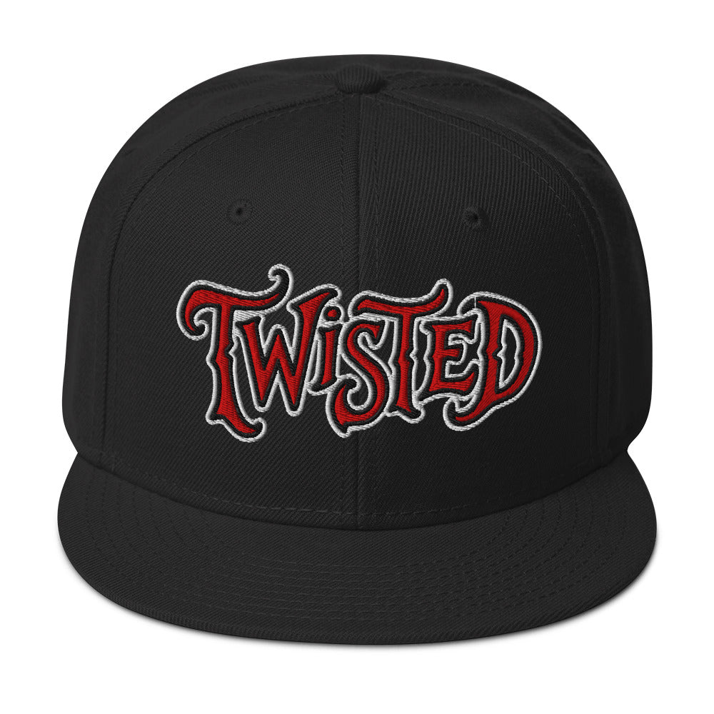 Twisted Horror Carnival embroidered snapback hat, product image 1