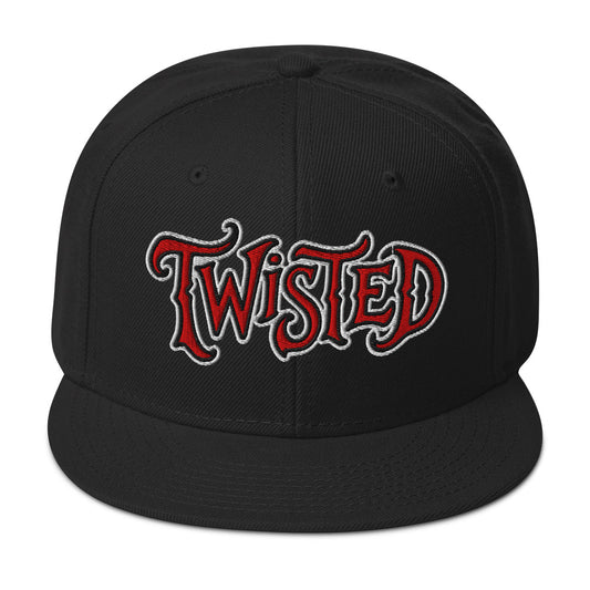 Twisted Horror Carnival embroidered snapback hat, product image 1