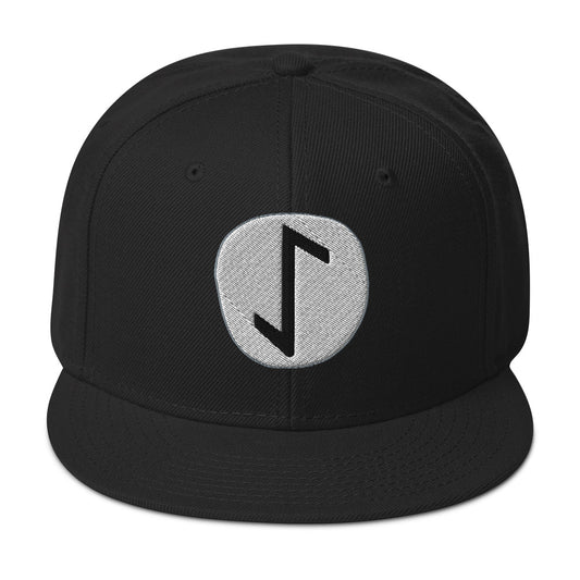 Eihwaz Rune embroidered snapback hat, product image 1