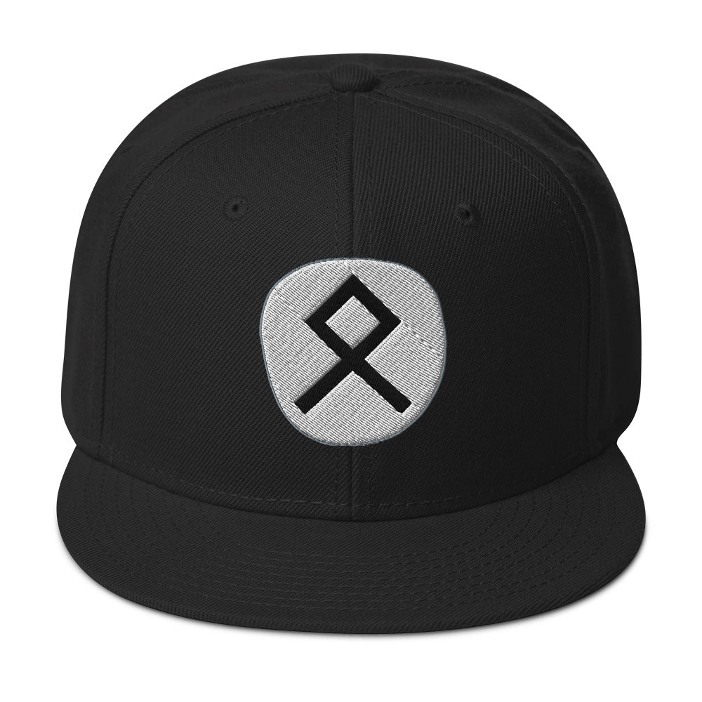 Othala Rune embroidered snapback hat, product image 1