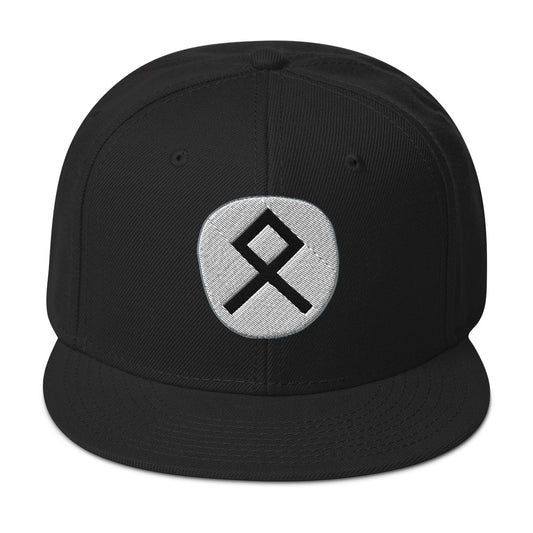 Othala Rune embroidered snapback hat, product image 1