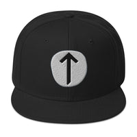 Tiwaz Rune embroidered snapback hat, product image 1