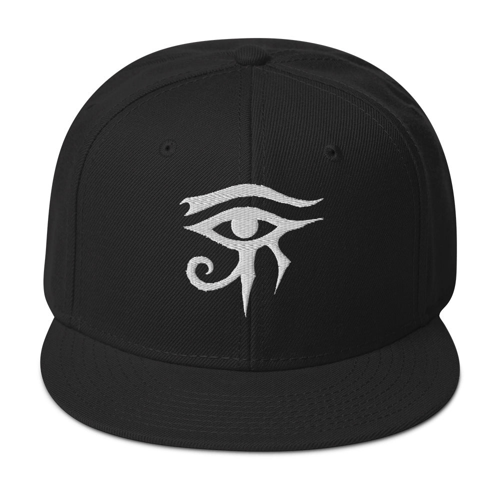 Eye of Horus embroidered snapback hat, product image 4