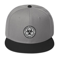 Zombie Outbreak Response Team Embroidered Flat Bill Cap embroidered snapback hat, product image 31