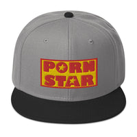 Occupation Porn Star Logo Embroidered Flat Bill Cap embroidered snapback hat, product image 31