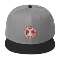 Odin Hammer Viking Runes Embroidered Flat Bill Cap embroidered snapback hat, product image 31