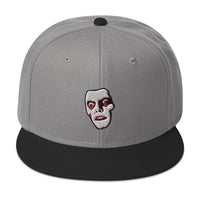 Horror Monster Pazuzu "Captain Howdy" Embroidered Flat Bill Cap embroidered snapback hat, product image 31