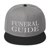 Funeral Guide Parlor Director Embroidered Flat Bill Cap embroidered snapback hat, product image 31