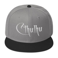 White Call of Cthulhu The Great Old Ones Embroidered Flat Bill Cap embroidered snapback hat, product image 31