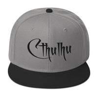 White Call of Cthulhu The Great Old Ones Embroidered Flat Bill Cap embroidered snapback hat, product image 32