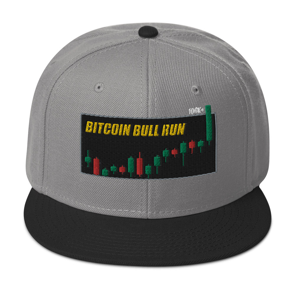 Bitcoin Bull Run Crypto Season 2024 / 25 Flat Bill Cap Snapback Hat