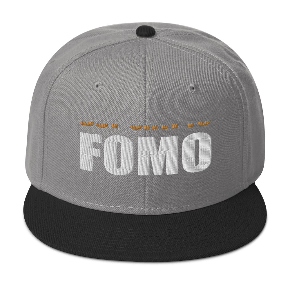 Buy Crypto Now and FOMO In Bitcoin Ethereum Flat Bill Cap Snapback Hat