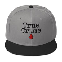 True Crime Blood Drop embroidered snapback hat, product image 8