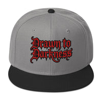 Drawn to Darkness Horror embroidered snapback hat, product image 8