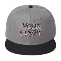 Morbid Curiosity Horror embroidered snapback hat, product image 8