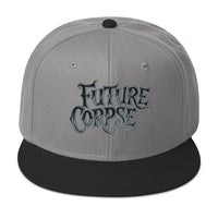 Future Corpse Horror Flat Bill embroidered snapback hat, product image 9
