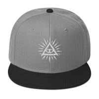All – Seeing Psychic Eye embroidered snapback hat, product image 7