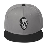 Skull embroidered snapback hat, product image 7