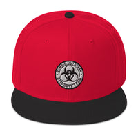 Zombie Outbreak Response Team Embroidered Flat Bill Cap embroidered snapback hat, product image 21