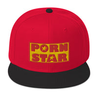 Occupation Porn Star Logo Embroidered Flat Bill Cap embroidered snapback hat, product image 21