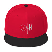 Goth Dark and Morbid Style Halloween Embroidered Flat Bill Cap embroidered snapback hat, product image 21