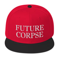 Future Corpse Goth Fashion Embroidered Flat Bill Cap embroidered snapback hat, product image 22