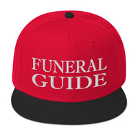 Funeral Guide Parlor Director Embroidered Flat Bill Cap embroidered snapback hat, product image 21