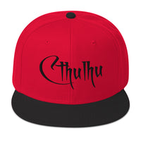 White Call of Cthulhu The Great Old Ones Embroidered Flat Bill Cap embroidered snapback hat, product image 22