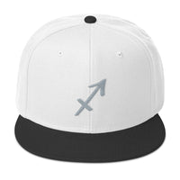 Zodiac Sign Sagittarius Embroidered Flat Bill Cap embroidered snapback hat, product image 33