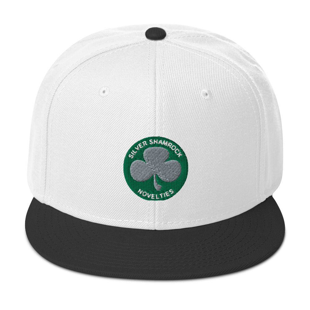 Silver Shamrock Novelties Embroidered Flat Bill Cap Snapback Hat