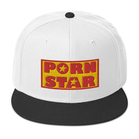 Occupation Porn Star Logo Embroidered Flat Bill Cap embroidered snapback hat, product image 33