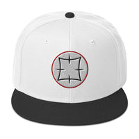 Ancient Japanese Symbol Embroidered Samurai Flat Bill Cap embroidered snapback hat, product image 33