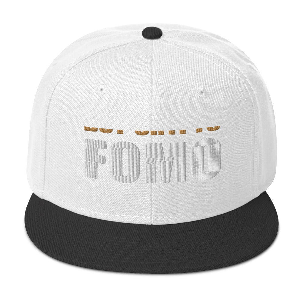 Buy Crypto Now and FOMO In Bitcoin Ethereum Flat Bill Cap Snapback Hat