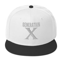 Generation X Retro embroidered snapback hat, product image 9